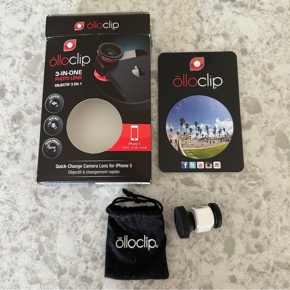 🆕 ōlloclip  3-IN-ONE Photo Lens for iPhone 5 - Picture 2 of 13